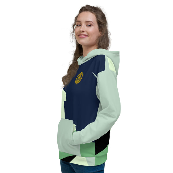 (GFA) Women's Green Leaf Hoodie